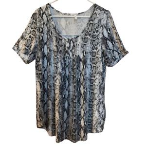 Women's Snake Print Top